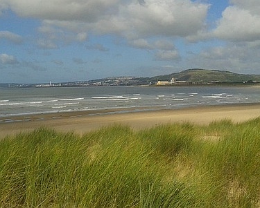 Looking across
              Swansea Bay today