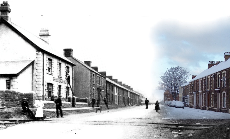 Cunard Terrace (where grand parents lived) merged
              with brother David's row now