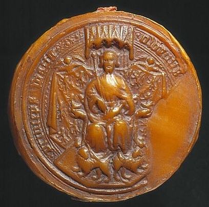 The great seal of Owain
                Glyndwr