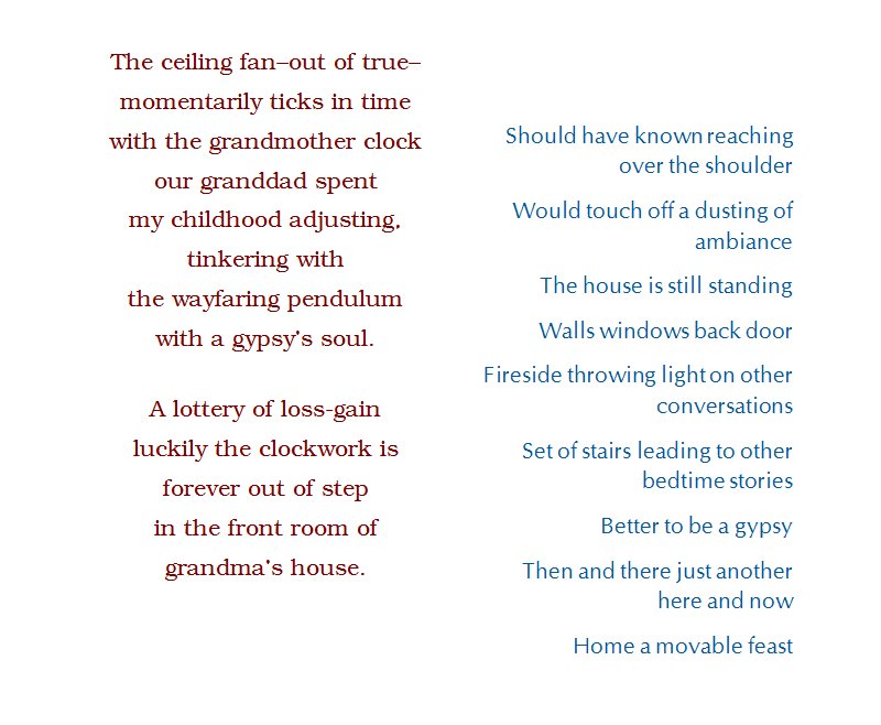 The poem the Timekeeper